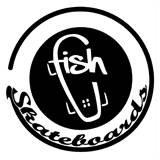 Surfshop - PLECAK FISH SKATEBOARDS #FISH DRY PACK 18L# 2017 NIEBIESKI - fishlogo